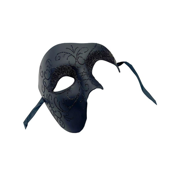 Máscaras Hombres Máscara Disfraz Cosplay Halloween Media cara Máscara para  los ojos para la noche de baile Disfraces Escenario Yinane Cubierta de  media cara