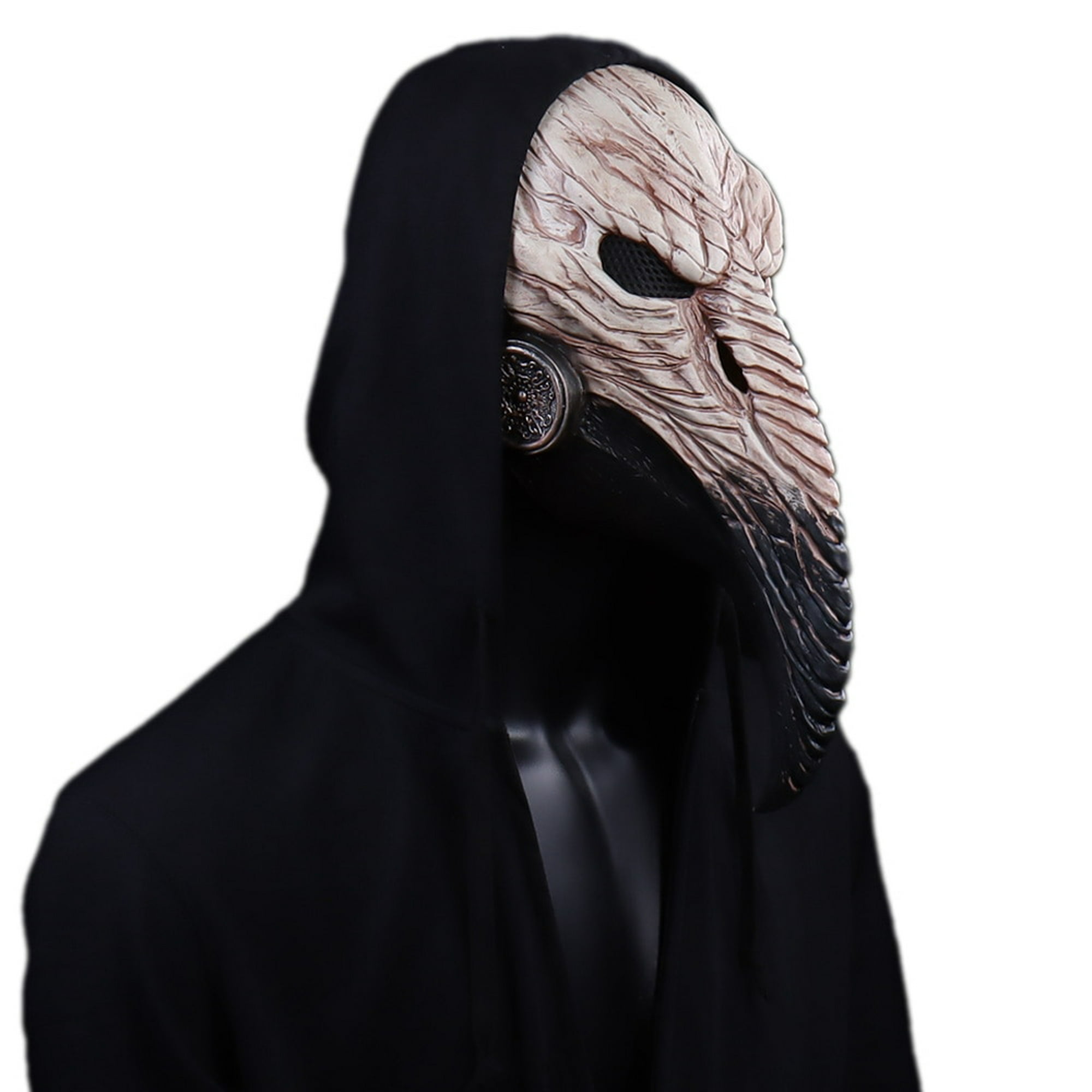 kungfu Mall - Máscara gótica de médico de la peste negra, para cosplay,  retro, estilo steampunk, máscara de pájaro y guantes de fiesta negros para  Halloween : : Juguetes y juegos