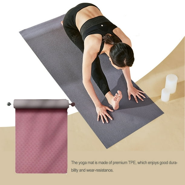 Esterilla de yoga antideslizante, esteras de fitness para pilates