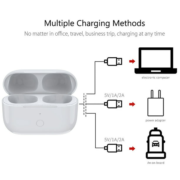 Estuche de caja de carga inalámbrica para Apple Airpods Pro 2