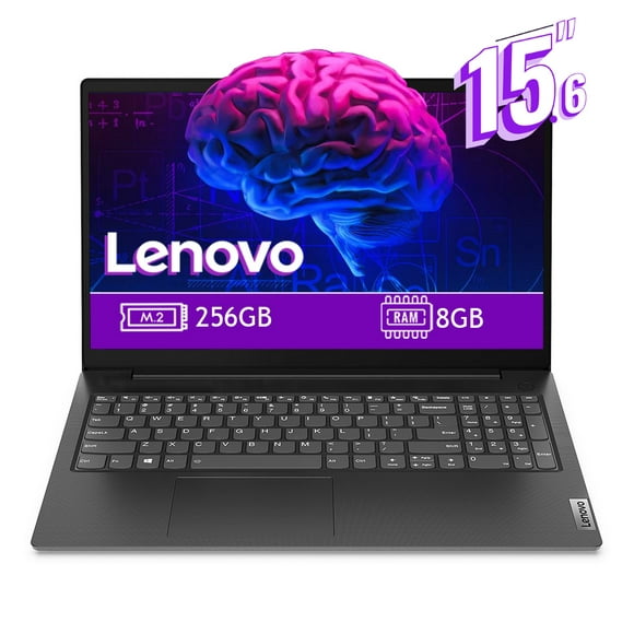 laptop lenovo v15 celeron 4500 256gb 8gb  negro