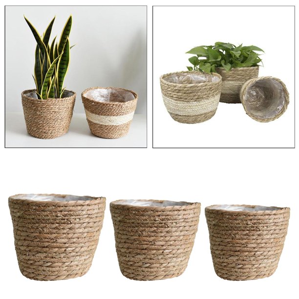 Tejidos de paja canasta decorativa con asa - China Organizador de  almacenamiento de titular y Rattan Natural decorativa precio