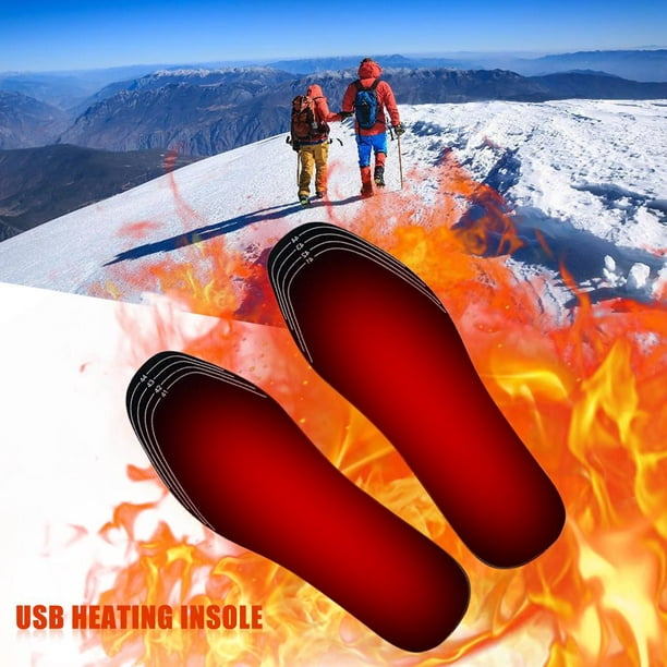 Plantillas térmicas Plantillas con calefacción USB para pies de invierno  alfombrilla para zapatos cálidos plantilla de calefacción cómoda JShteea El  nuevo