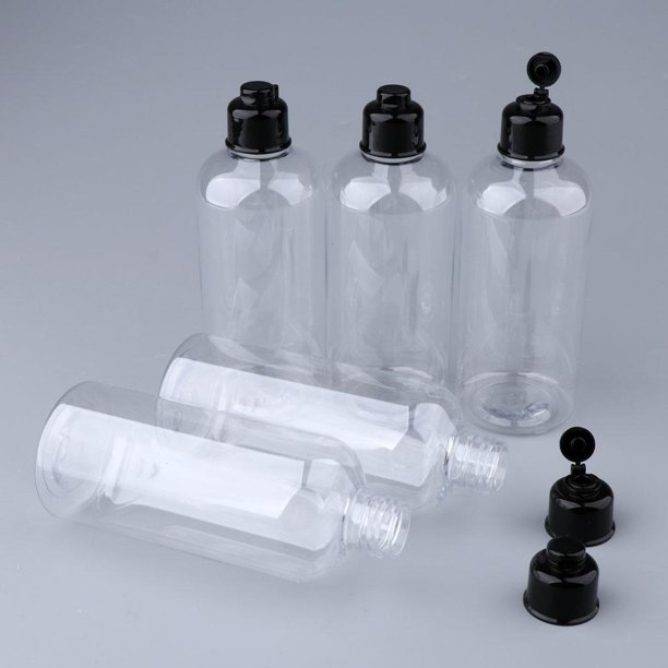 Botellas dispensadoras recargables de champú y acondicionador de 32 onzas,  juego de 3 dispensadores vacíos de champú acondicionador corporal con 8