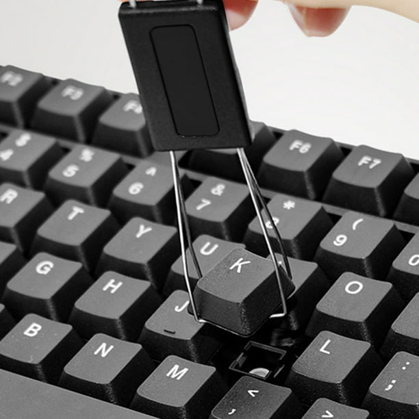 Kuymtek Extractor de teclas de teclado mecánico de 4 piezas con cepillos  para Cherry MX (negro) Kuymtek