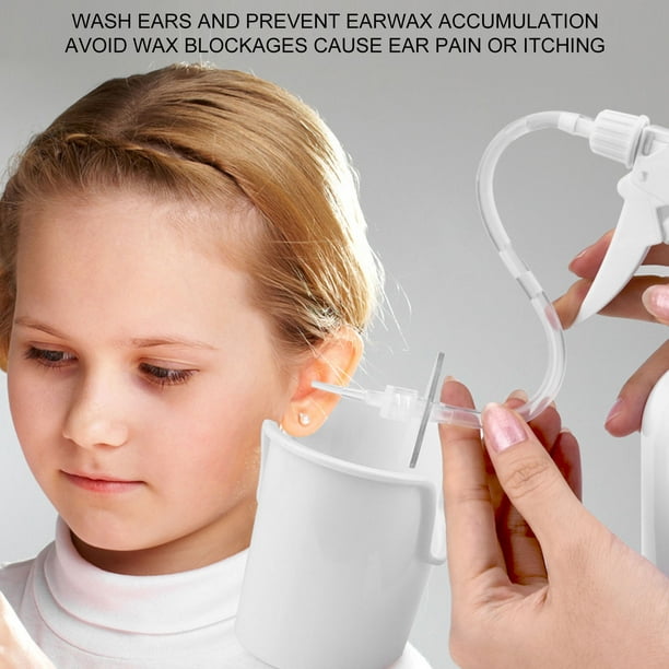 De lavado de irrigación de oídos boquilla de silicona kit de limpieza de  oídos forma cónica elimina la cera para adultos para uso doméstico ANGGREK  Otros