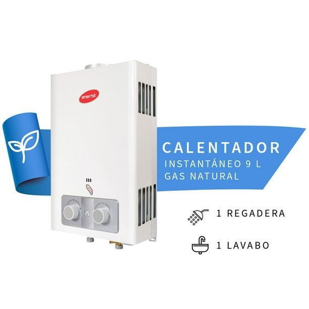 Calentador de Agua Instantáneo IUSA Enerhit RR 09LT 2 Servicios Gas Natural