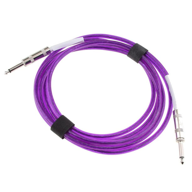 Cable De Guitarra De 20 Pies Cable De Bajo Para Instrumentos Electricos 