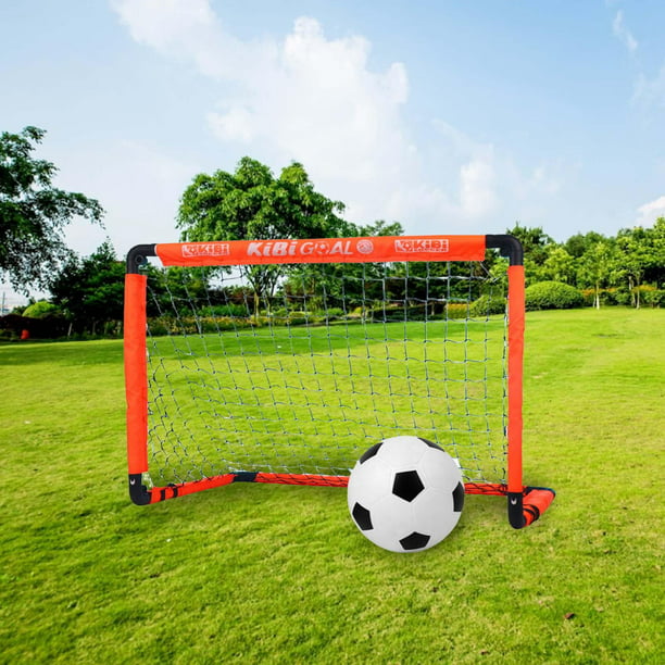 Porterías de fútbol portátiles Red de fútbol, portería de fútbol para  entrenamiento al aire libre con bolsa de transporte, práctica de fútbol M  blanco Sunnimix Entrenador de patadas