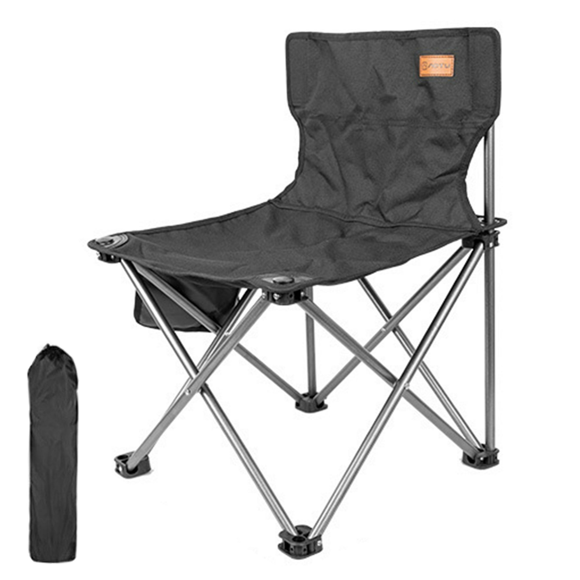  SEYFI Sillas de camping, portátil de metal para acampar silla taburete  plegable al aire libre grandes sillas de playa con portavasos bolsa de  transporte para exterior/a/como se muestra : Deportes y