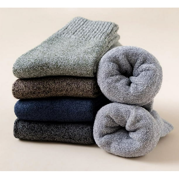lot Calcetines térmicos cálidos de invierno para botas de lana merina para  mujer