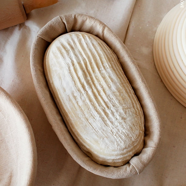 Comprar Cestas ovaladas de fermentación de pan, cuenco, suministros para  hornear, fermentación de masa, cesta de pan Banneton portátil, utensilios  de cocina