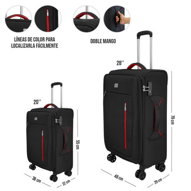 Set maletas de viaje Rack & Back
