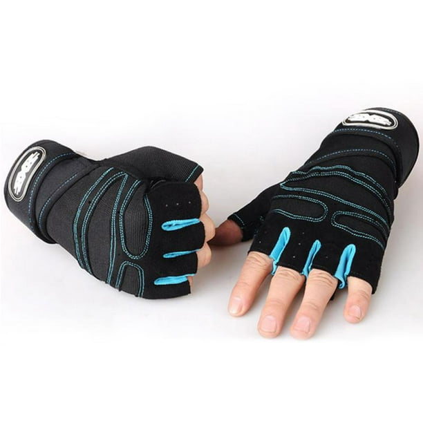 KoKossi-guantes de gimnasio para hombre y mujer, manoplas de Fitness para  levantamiento de pesas, en Fivean Guantes deportivos