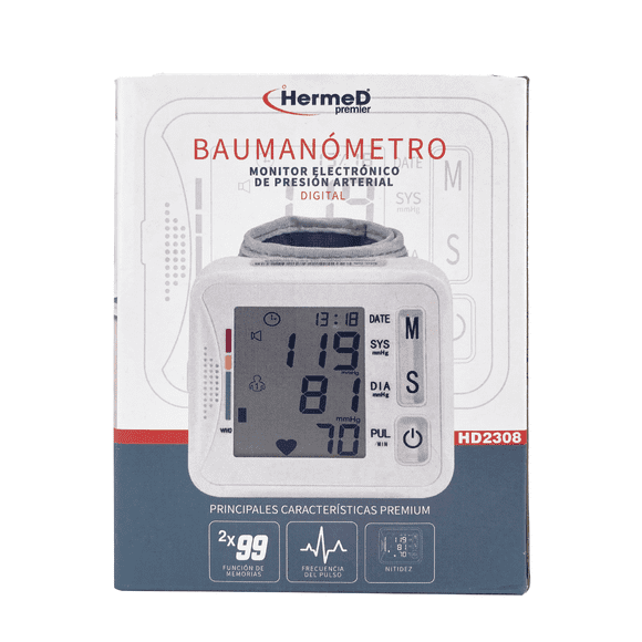 baumanómetro pocket digital alta precisión de medición arterial hermed baup01