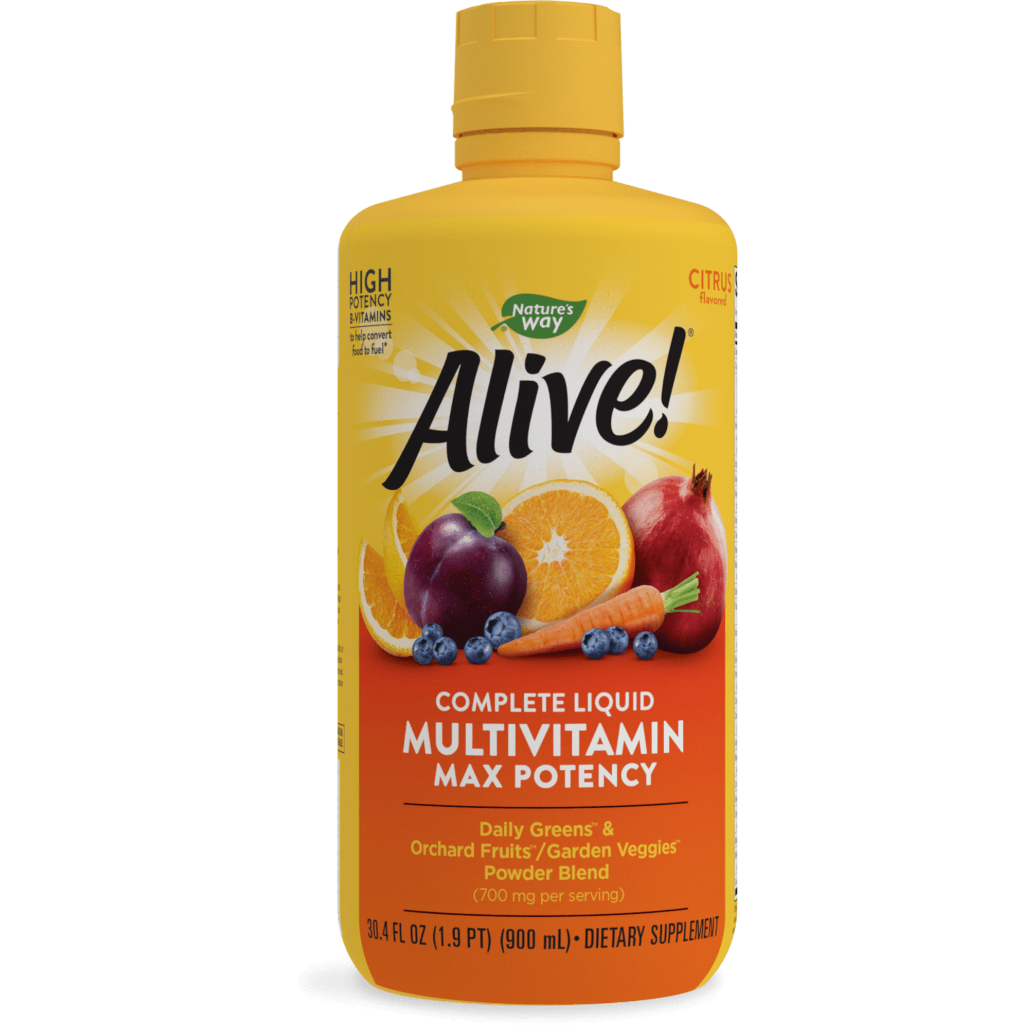 Nature's Way Alive! Multivitamina Líquida de Máxima Potencia, 30,4 Fl ...