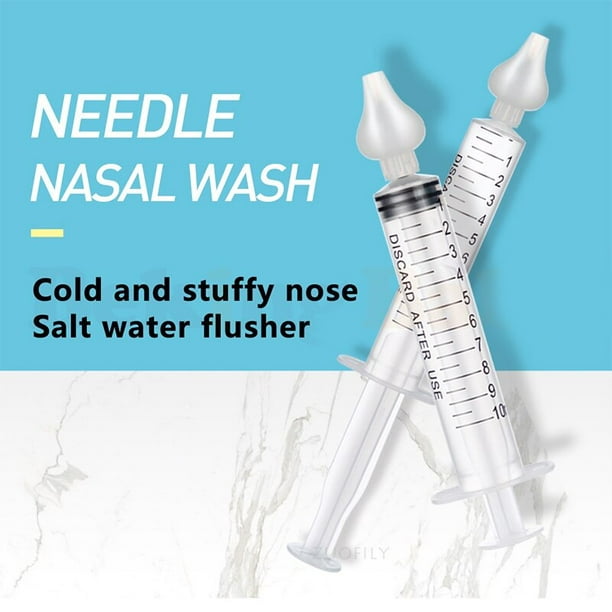 venta caliente tipo jeringa 10ml bebé irrigación nasal dispositivo de lavado  irrigador nasal
