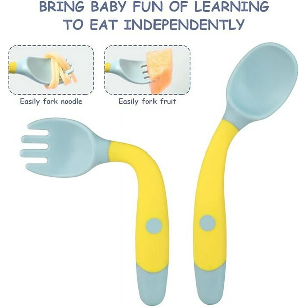 Cuchara De Aprendizaje Entrenamiento Para Bebé - Amarillo
