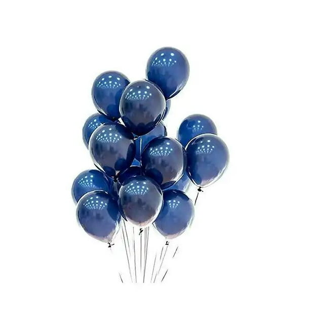 Globos azul marino, 60 globos pequeños de color azul oscuro perla de 5  pulgadas para arco de guirnalda de globos, mini globo de látex azul marino