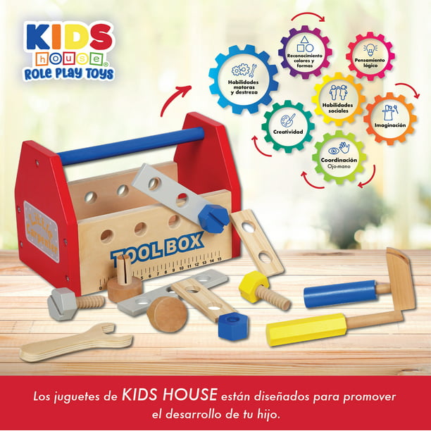 Caja de herramientas, juguete para regalo, juego de juguetes para , juguete  multifuncional para jugar a , para y niñas a partir Salvador juguetes de  construccion