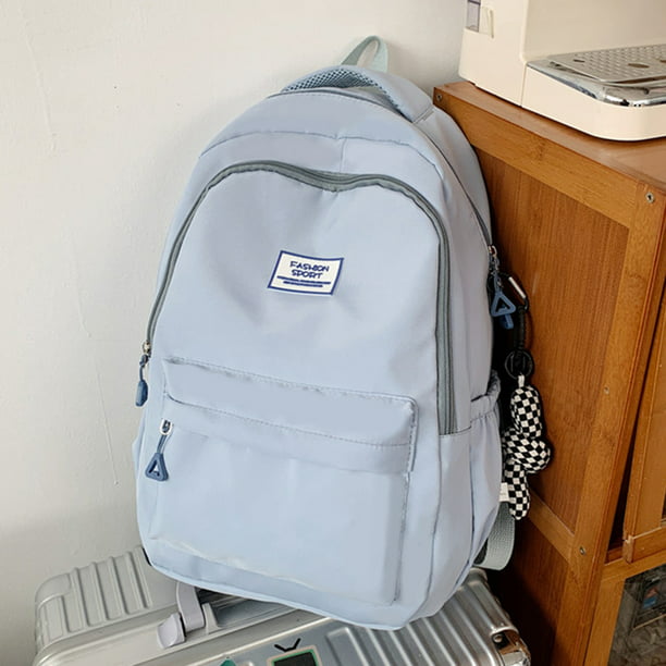 Mochila Backpack Impermeble Escolar De Gran Capacidad Azul