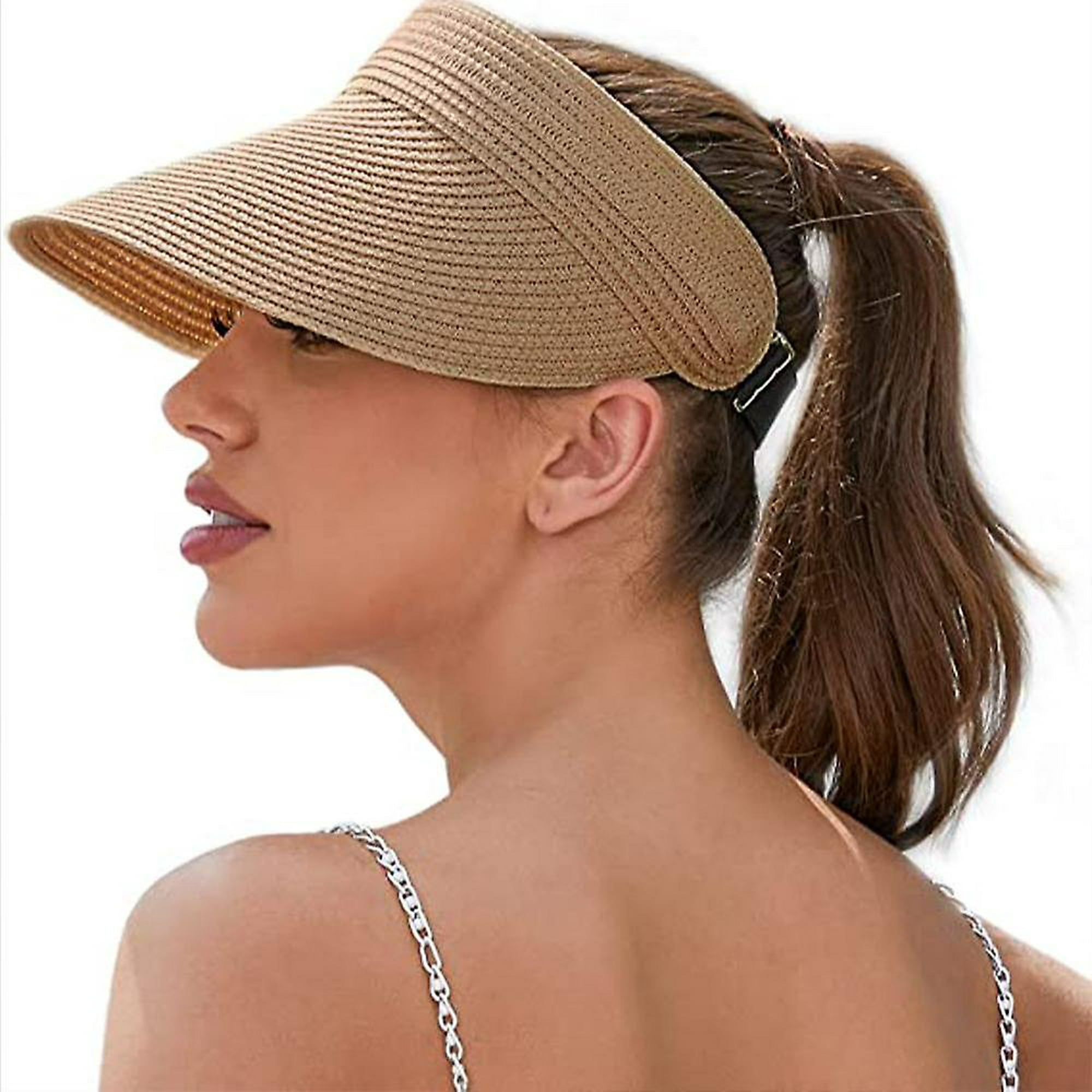 Sombreros De Hombre Mujer Para Viajar Trabajar Gorras De Playa Sol Viseras  NEW