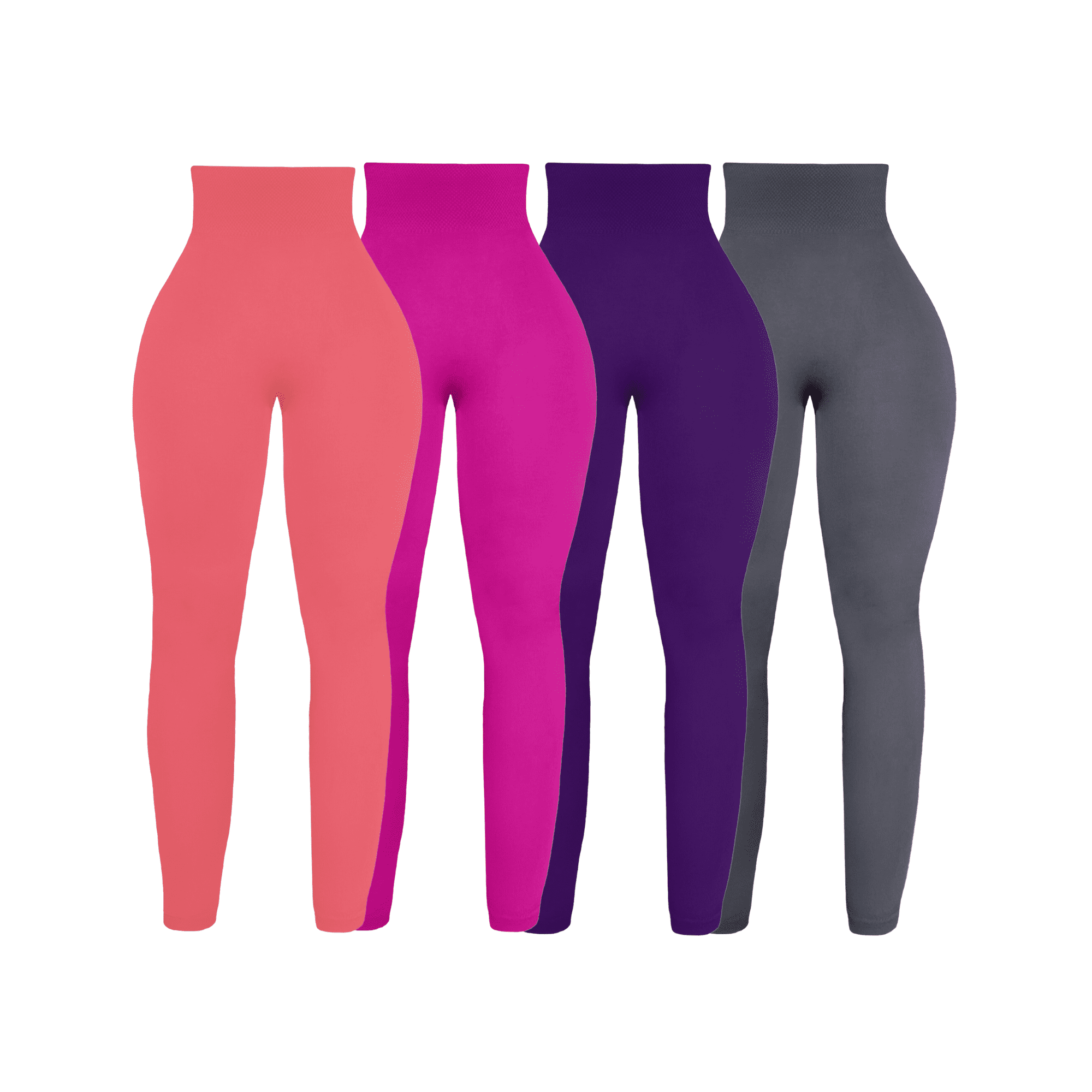Pack 4 colores leggins faja termicos afelpados unitallas yog
