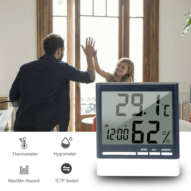 Termómetro higrómetro digital medidor de humedad interior mini
