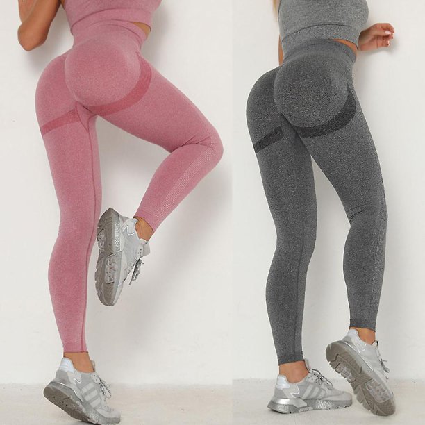 Comprar Mallas de malla sin costuras para gimnasio, pantalones de