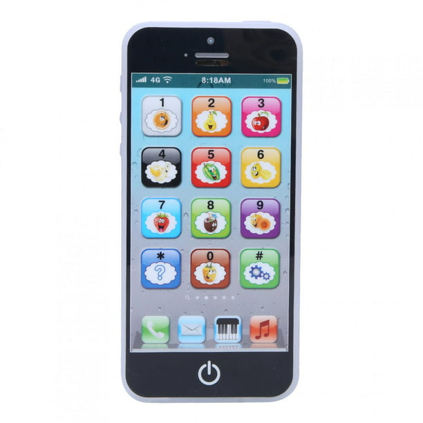 Teléfono celular para niños – Juguete de aprendizaje de teléfono móvil para  niñas de 3 a 8 años, teléfono inteligente para niños pequeños, regalos de