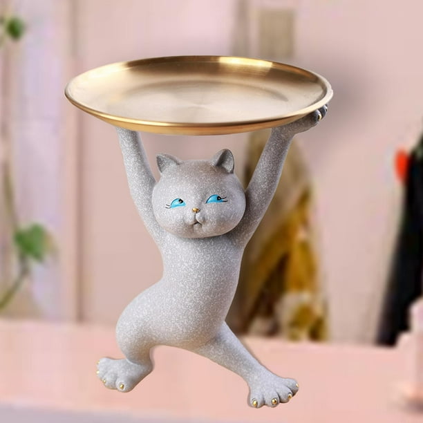 LLAVERO PORCELANA GATO BLANCO