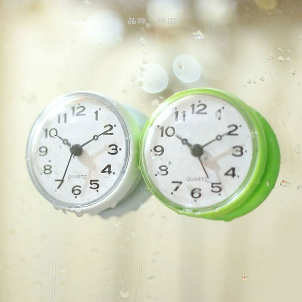 Relojes De Pared Baño Ventosa Reloj Ducha Rústico Digital Colgando Agujero  Moda Impermeable De 14,11 €