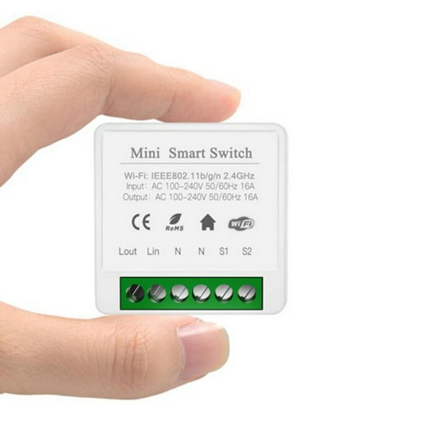 Mini interruptor WiFi compatible Tuya Smart Life con control remoto 😎 