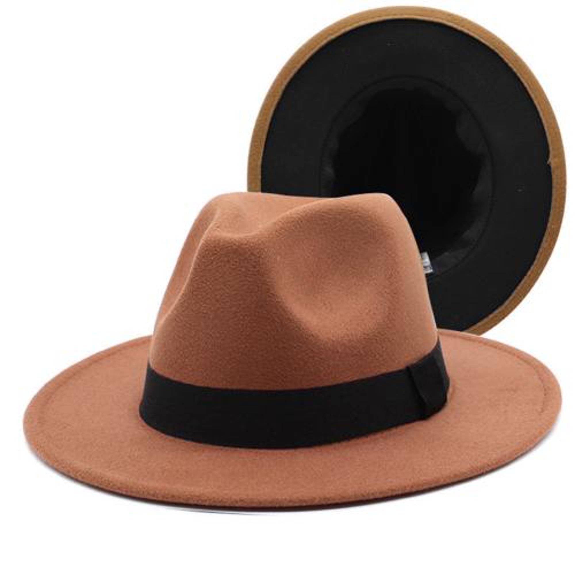 Sombrero Fedora 100% Lana Sombreros Fedora Para Hombre Sombr