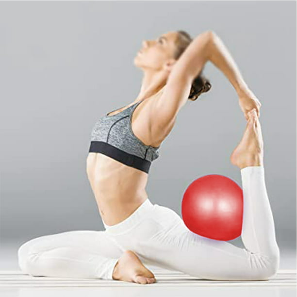Pack de pelota de yoga pilates pelota de fitness con pajita hinchable,  pilates, yoga, entrenamiento básico MFZFUKR CPB-DE-SSW758-1