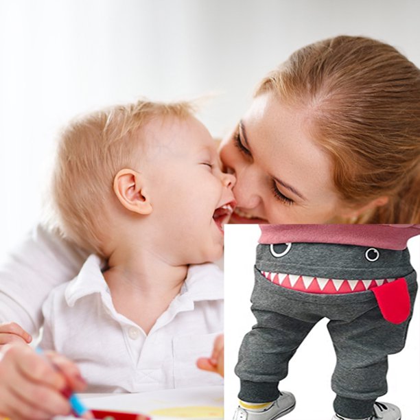 Pantalones de jogging con dise o de tiburones de dibujos animados