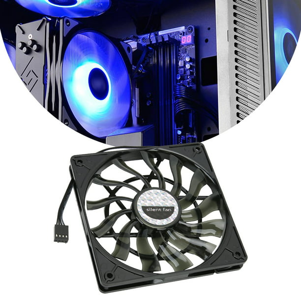 Funda de PC PC PC Case Ventiladores de refrigeración de computadora  Ventilador ARGB PC Cooler Fan Slient Computer Radiador Enfriador de aire  para PC