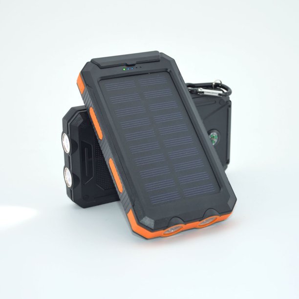 Cargador Solar Portátil 20000mAh Linterna a Prueba de Agua y polvo