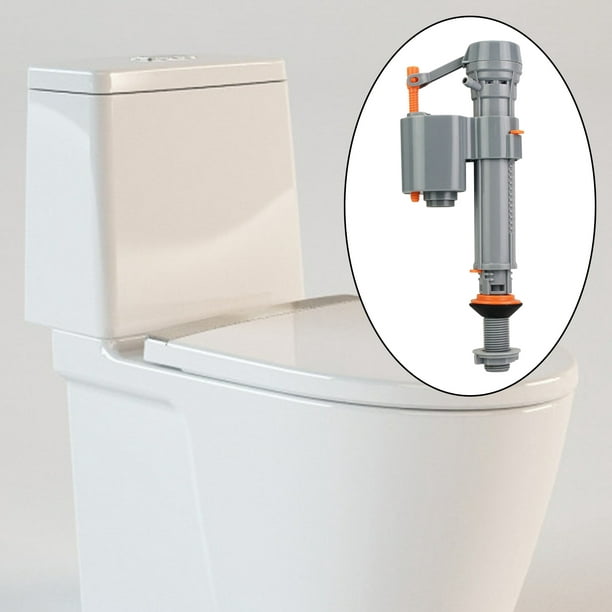 Válvula de llenado de entrada de inodoro, sifón de cisterna de doble  descarga para baño, válvulas de agua universales para baño, piezas de  repuesto de