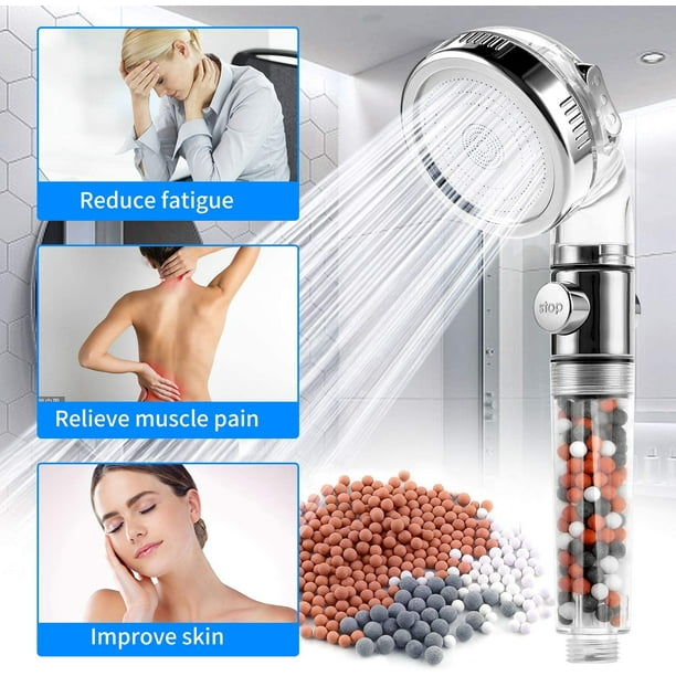 Cabezal de ducha de alta presión Cabezal de ducha con filtro antical,  masaje universal Ducha de