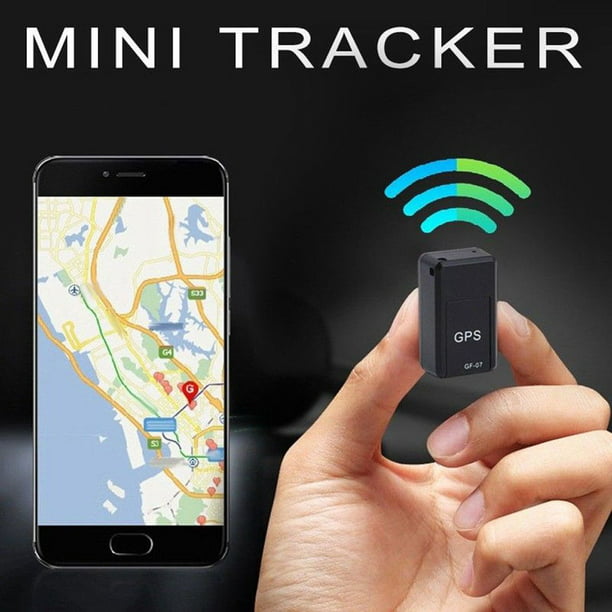 GPS Tracker coche, mini coche GPS alarma magnética en tiempo real vehículo  localizador antirrobo dispositivo de seguimiento personal alarma SOS