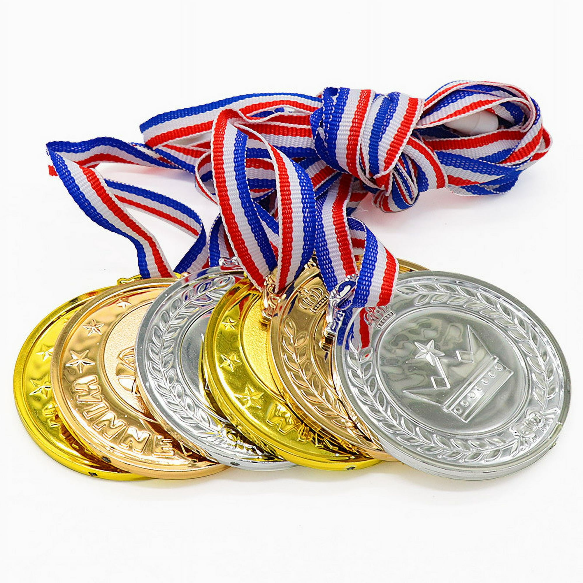 Medallas de Oro para Premios - 12 Piezas Medalla de Ganador Metal