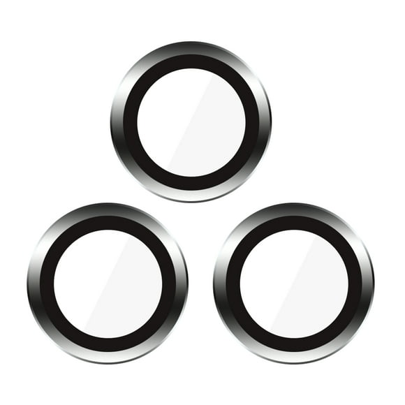 protector de lente de cámara para iphone 13 promax ring glass film negro 3 piezas