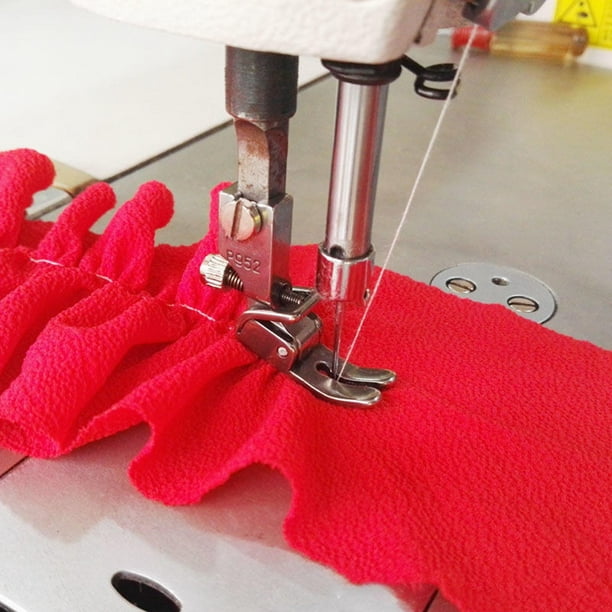 Pies prensatelas para máquina de coser, accesorios para máquinas de coser  industriales de cama plana, pies prensatelas para máquina de coser para  tela BLESIY Presilla