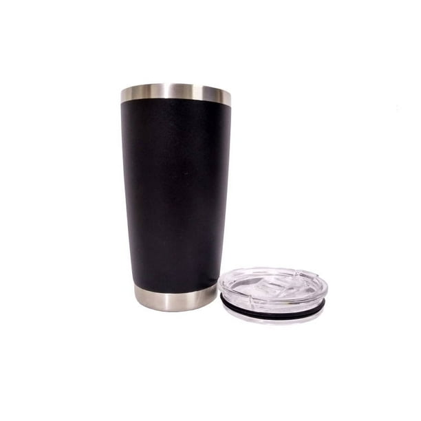  YETI Rambler - Vaso de acero inoxidable con tapa MagSlider, 20  onzas, color negro. : Hogar y Cocina