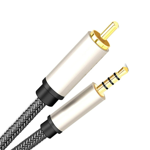 Cable coaxial de audio y video cable de 3,5 mm Adaptador Cable coaxial para  altavoces, estéreos domésticos, barra de sonido, 200cmx1cmx1cm Baoblaze