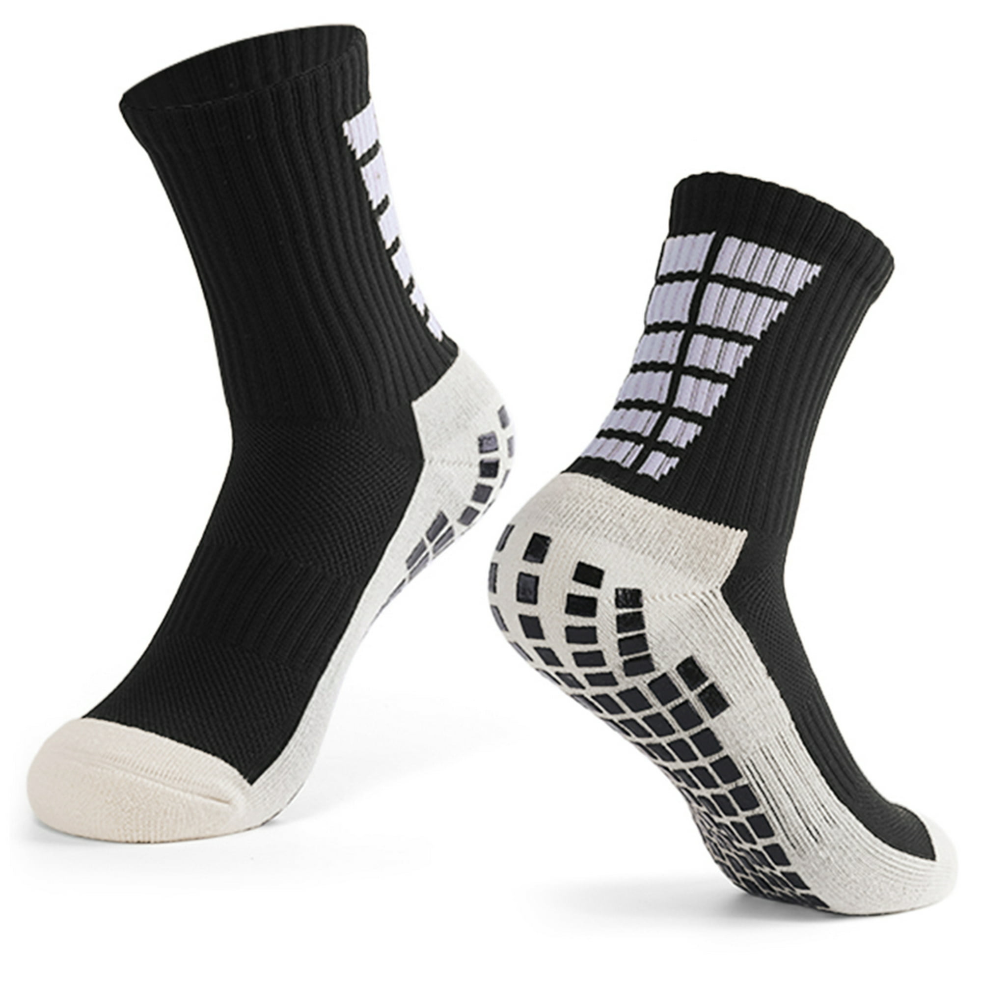 1 par de calcetines de compresión para hombre, calcetines deportivos  atléticos para correr, maratón, ciclismo, fútbol, Super Foot Bowl