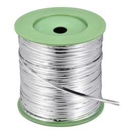 Artistic Wire - Alambre de aluminio para manualidades (12ga), tono plateado