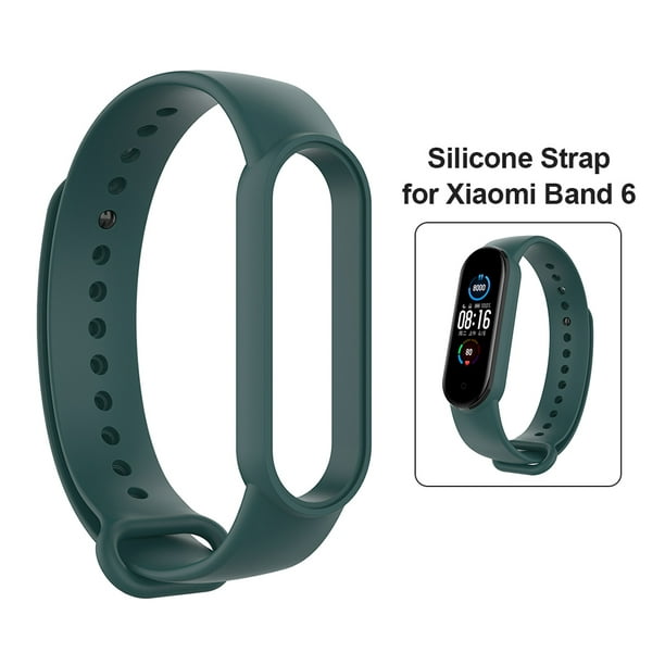 Correa silicona Xiaomi Smart Band 8 (verde oscuro) 