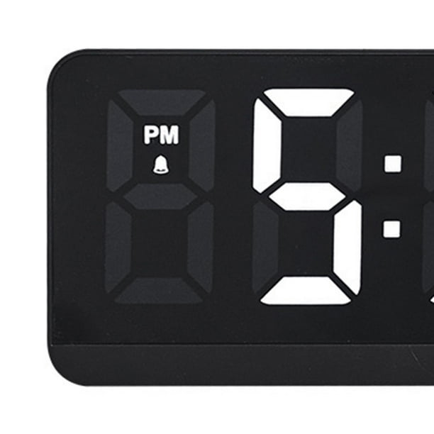 Relojes De Pared Pantalla Grande LED Mesa De Reloj Digital 5 Niveles Brillo  Temporizador Electrónico Fecha Día Escritorio Con Control Remoto De 27,6 €